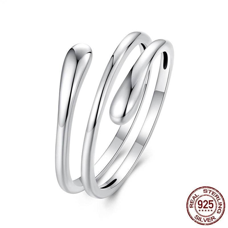 Buycenter S925 Silver Multilayer Simplicity Ring - Stylish Women's Accessory - Buy Center
