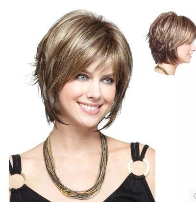 Short Full Cosplay Wig - Heat-Resistant Synthetic Hair for All-Day Style - Buy Center