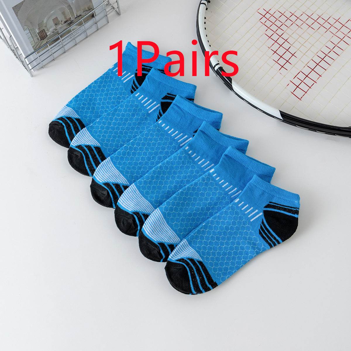 Breathable Men's Sports Socks - Non-Slip Running & Stylish Colors - Buy Center