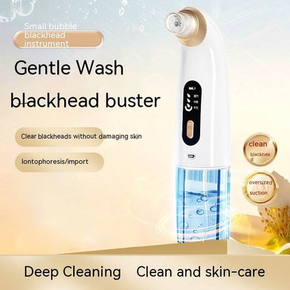 Small Bubble Water Tank Electric Face Cleanser - Blackhead Removal Tool - Buy Center