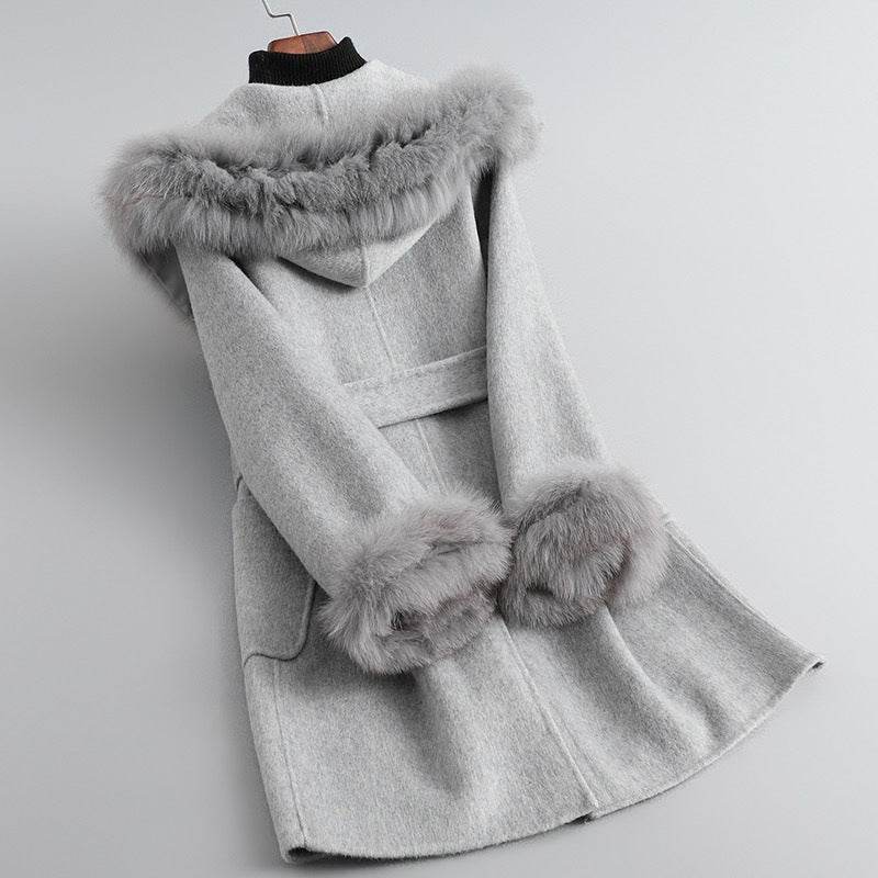 Buycenter Women's Slim Fit Sheepskin Coat - Perfect for Autumn & Winter - Buy Center