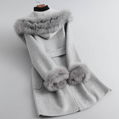 Buycenter Women's Slim Fit Sheepskin Coat - Perfect for Autumn & Winter - Buy Center