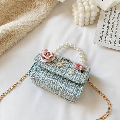 Girl's Pearl Handbag - Waterproof, Anti-Theft, Trendy Korean Design - Buy Center