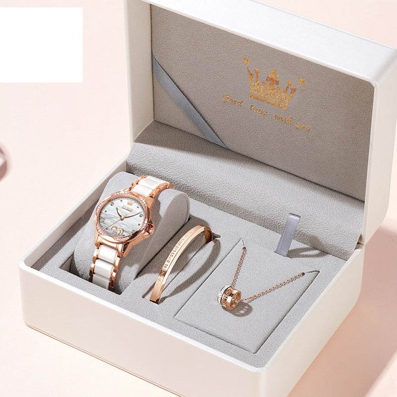 Fashion Automatic Mechanical Ladies Watch - Waterproof & Luminous Design - Buy Center