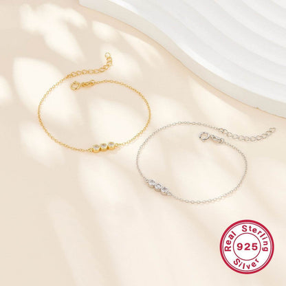 Buycenter 925 Silver Bracelet - Elegant European and American Design - Buy Center