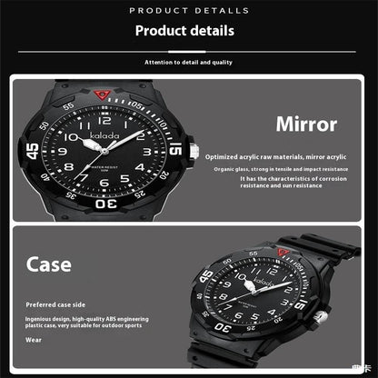 Men's Sports Luminous Quartz Watch - Stylish, Durable, 5-Year Warranty - Buy Center