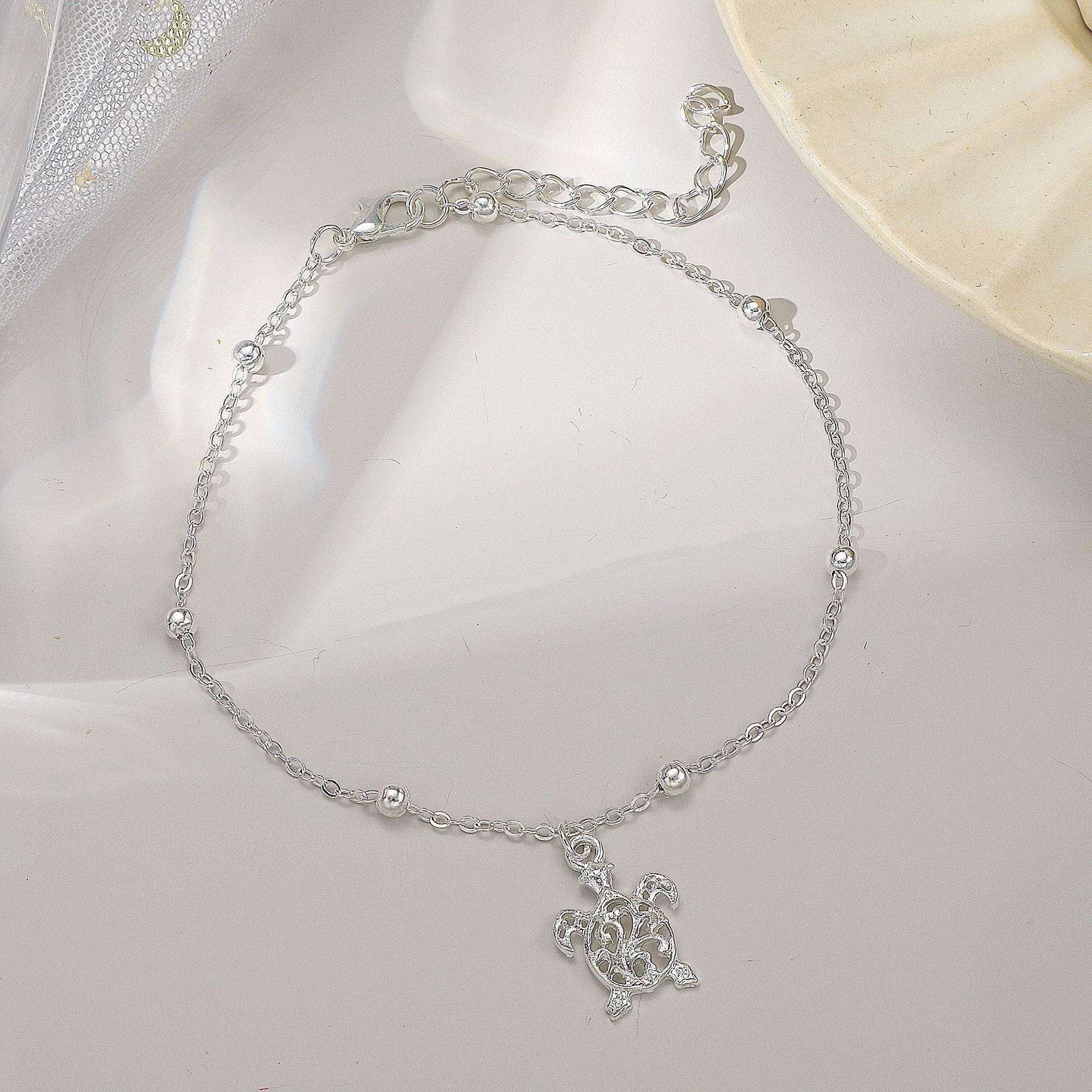 Buy Center Small Turtle Anklet - Creative Body Jewelry for Gift-Giving - Buy Center