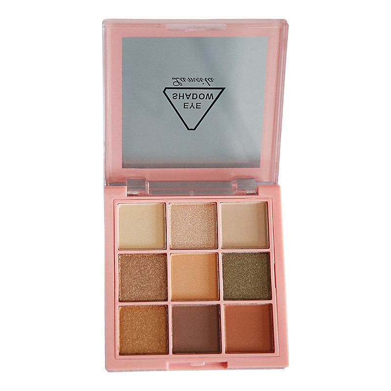 Jiugongge 9-Color Waterproof Eyeshadow Palette - Trendy Makeup Set 2025 - Buy Center