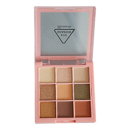 Jiugongge 9-Color Waterproof Eyeshadow Palette - Trendy Makeup Set 2025 - Buy Center