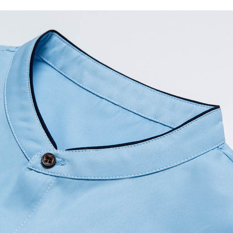 Buycenter Slim Fit Round Neck White Shirt - Short Sleeve for Men - Buy Center