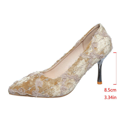 Women's Stiletto Heel Pumps - Trendy Solid Color Fashion Shoes 2025 - Buy Center
