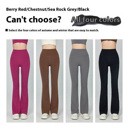 Buycenter High Waist Yoga Trousers - Casual Hip Lift Fitness Pants - Buy Center
