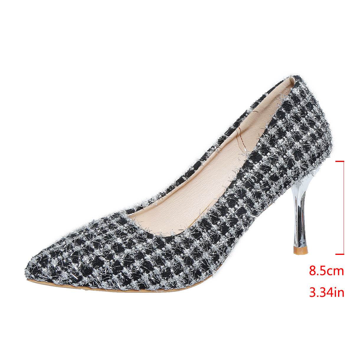 Women's Stiletto Heel Pumps - Trendy Solid Color Fashion Shoes 2025 - Buy Center
