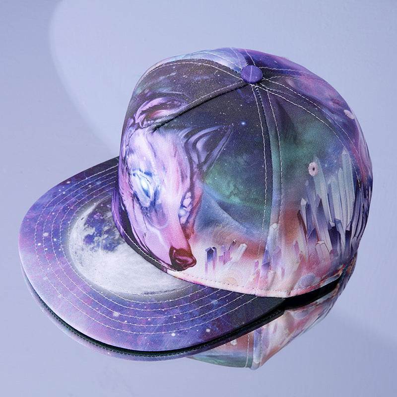 Buycenter Hip Hop Printed Hat for Men - Breathable Summer Dome Style - Buy Center