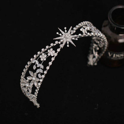 Luxurious Bridal Crown Headdress - Rhinestone Zircon Wedding Headband - Buy Center