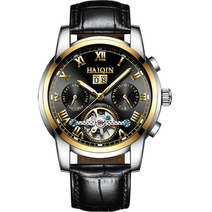 Men's Waterproof Luminous Tourbillon Watch - Stylish Mechanical Timepiece - Buy Center