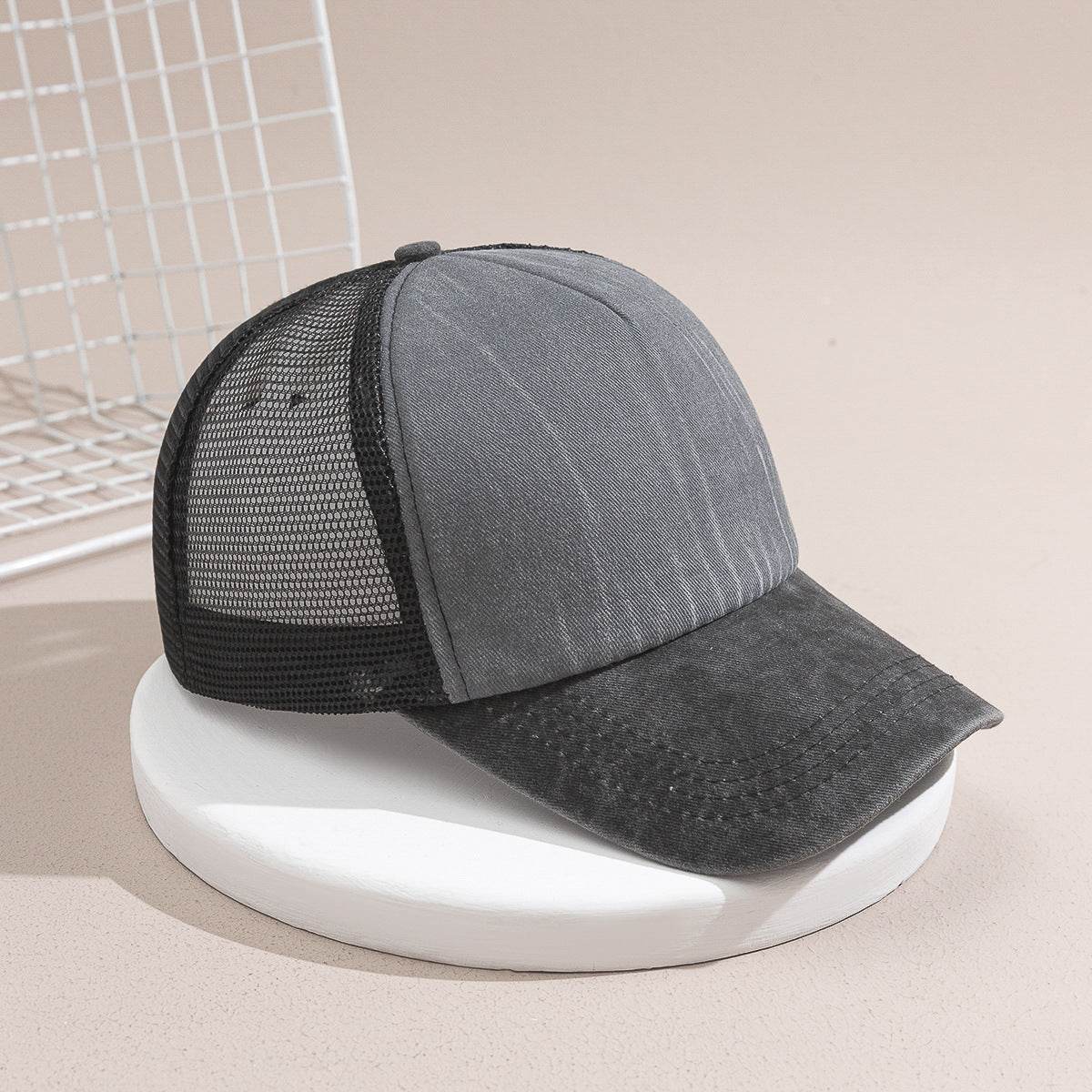 Buycenter Contrast Color Baseball Cap - Breathable Sun Shade Protection - Buy Center
