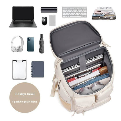 Men's Leisure Travel Backpack - Large Capacity, Breathable Oxford Cloth - Buy Center