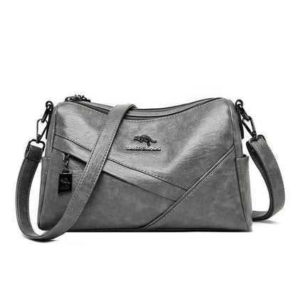 Stylish Soft Leather Crossbody Bag - Trendy Large Capacity 2025 - Buy Center