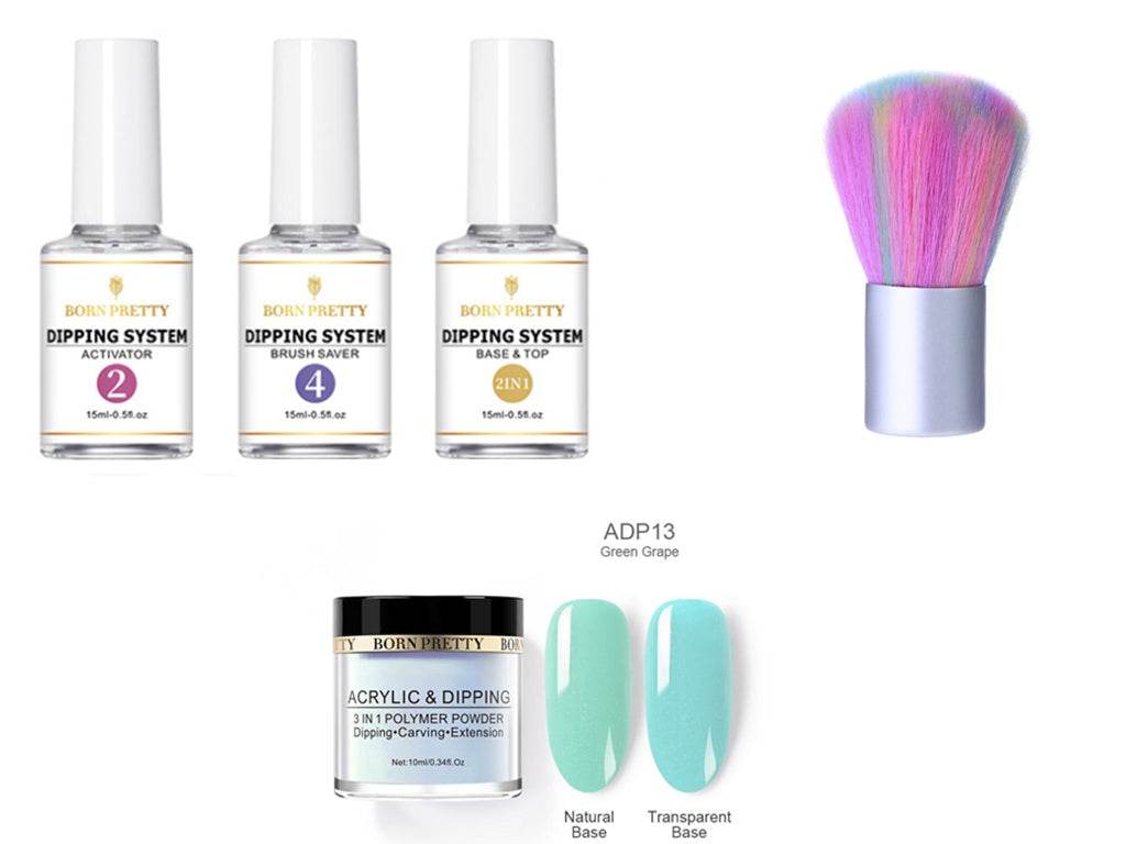 Dipping Nail Powders Set - Gradient & French Art, Long Lasting Finish - Buy Center