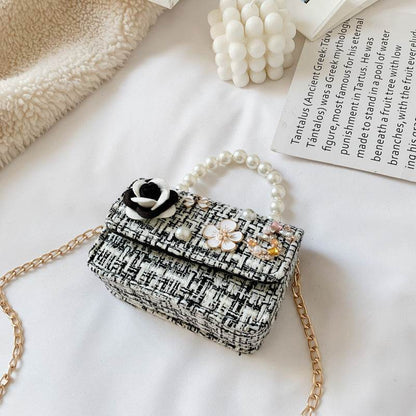 Girl's Pearl Handbag - Waterproof, Anti-Theft, Trendy Korean Design - Buy Center