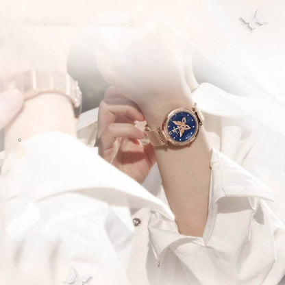 Elegant Women's Stainless Steel Fashion Watch - Chic Round Design 2025 - Buy Center