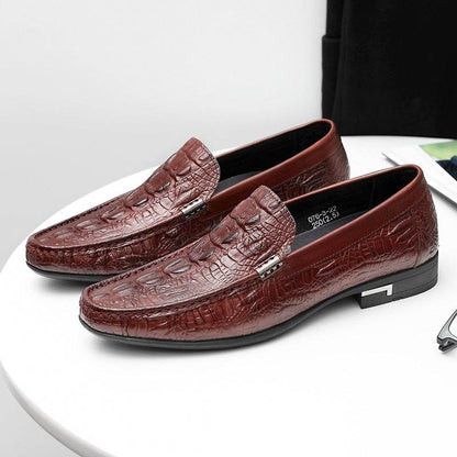 Buycenter Men's Casual Leather Shoes - Breathable, Wear-Resistant Style - Buy Center