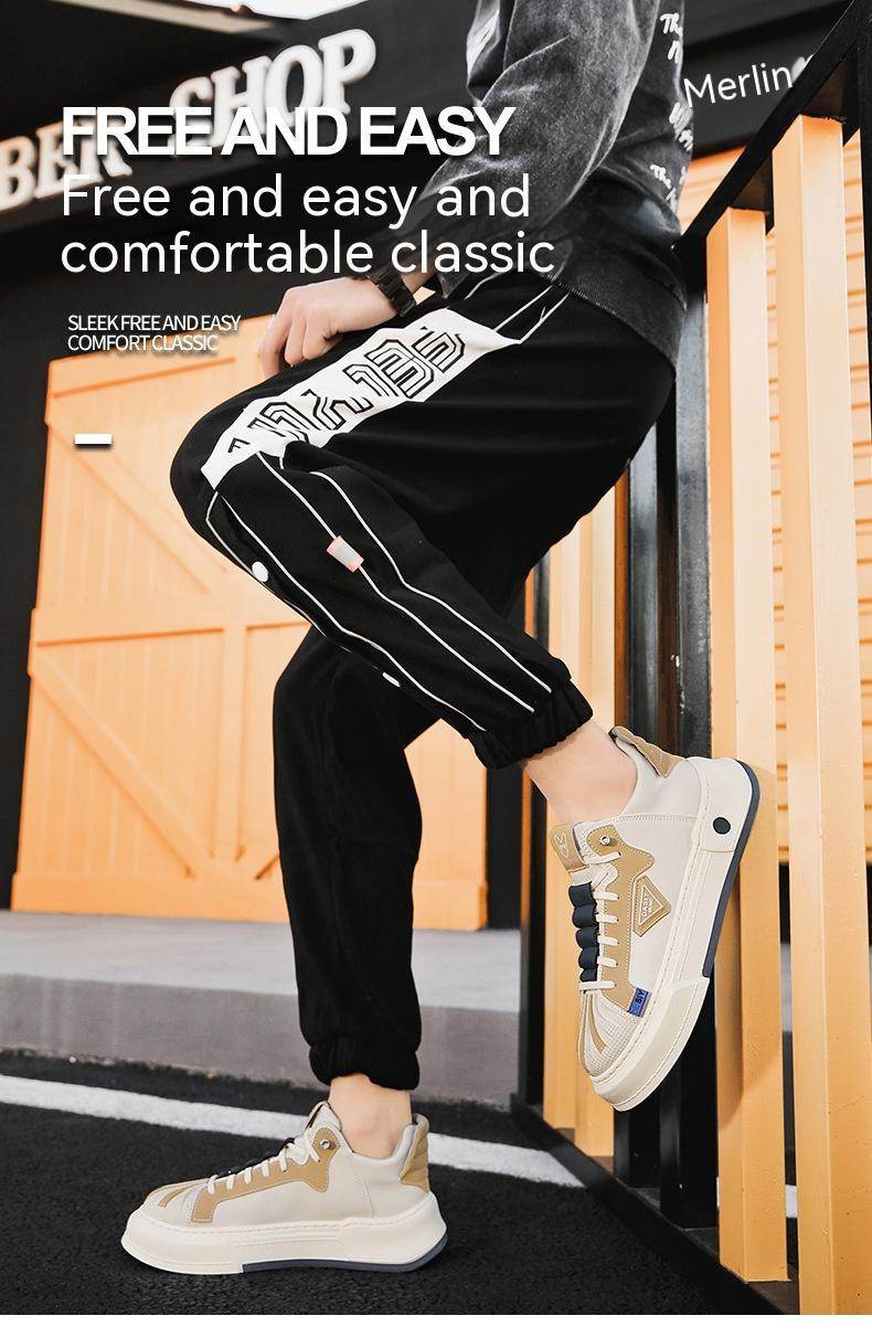 Men's Casual Low-Top Sneakers - Breathable Vulcanized Shoes for Style - Buy Center