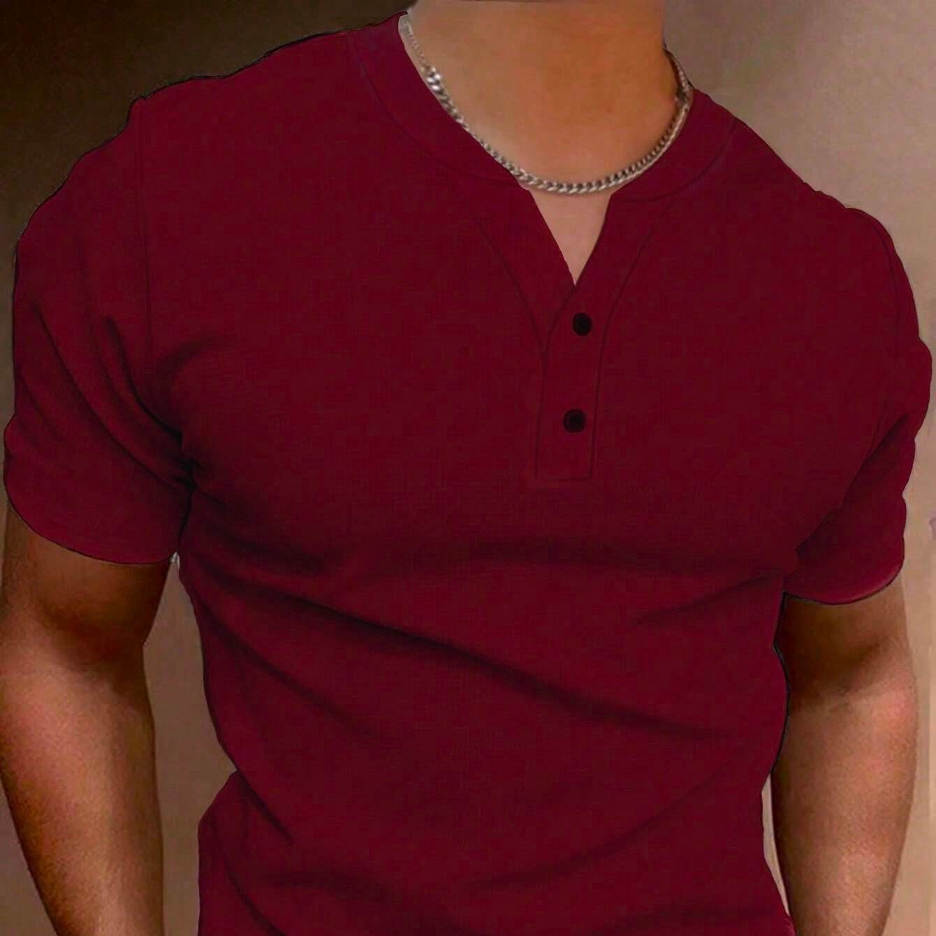 Summer V-Collar Short Sleeve Coat - Stylish Casual Wear for Men - Buy Center