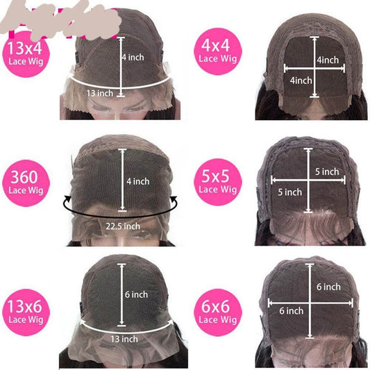 Real Human Hair Lace Wig Set - Medium Length Straight Black Wig - Buy Center