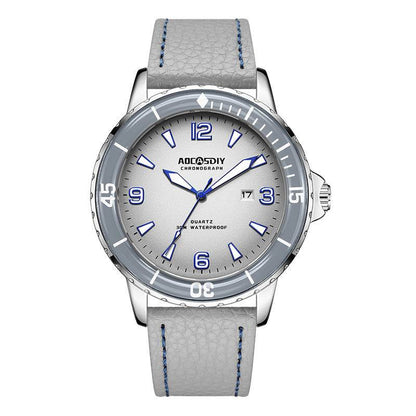 Buycenter Waterproof Men's Watch - Large Dial Quartz with Calendar - Buy Center