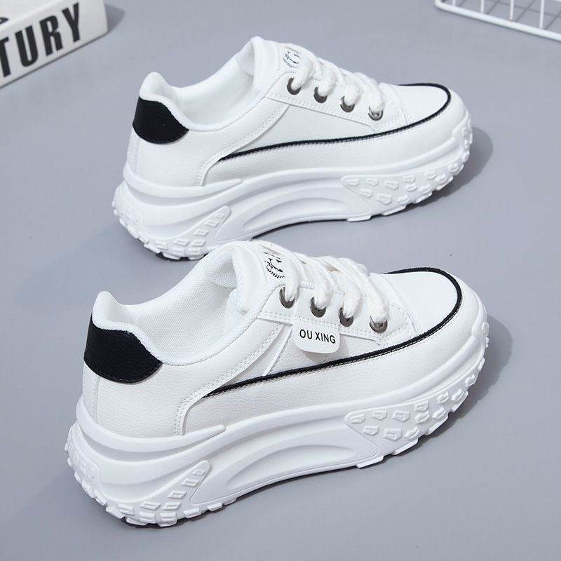 Buycenter Korean Style Sneakers - Height Increasing, Breathable Casual Flats - Buy Center