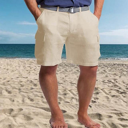 Buycenter Multi-Pocket Cotton Shorts - Comfortable and Breathable Design - Buy Center