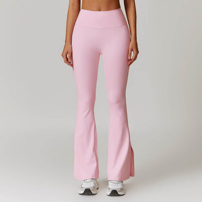 Buycenter Skinny Peach Yoga Pants - Bell-bottoms for Fitness & Running - Buy Center
