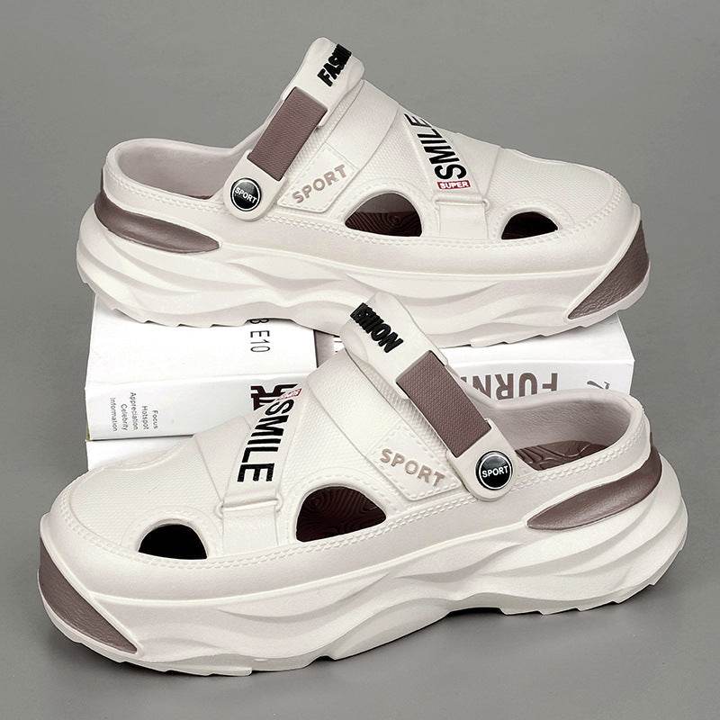 Men's Summer Beach Sandals - Waterproof Non-Slip Platform Slippers - Buy Center