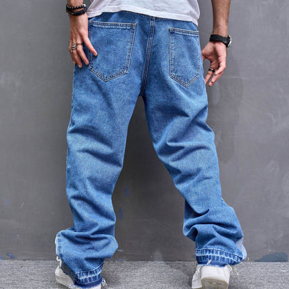 Vintage Casual Jeans for Men - American Style, Four Seasons Wear - Buy Center