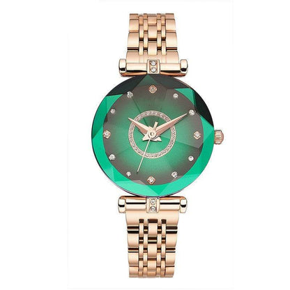 Buy Center Women's Quartz Watch - Elegant Rose Gold Stainless Steel Strap - Buy Center