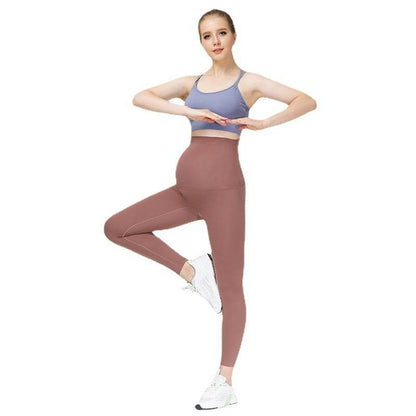 Buycenter Pregnant Women's High Waist Yoga Pants - Comfortable Support Leggings - Buy Center