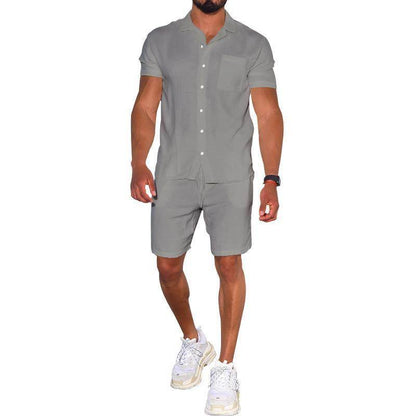 Buycenter Men's Summer Polo Shirt & Shorts Set - Stylish & Breathable - Buy Center