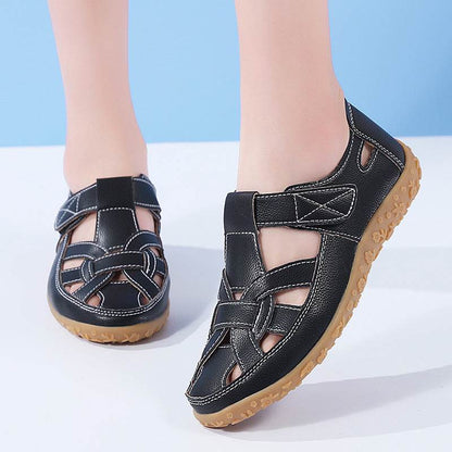 Beach Hollowed Flat Sandals - Stylish Comfort for Casual Summer Wear - Buy Center