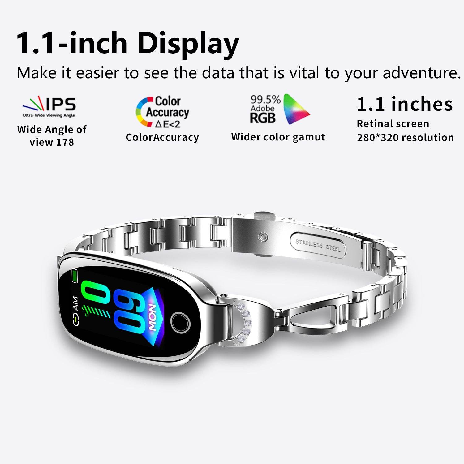 Women's Smart Watch - Blood Glucose & Menstrual Reminder for Active Lifestyles - Buy Center