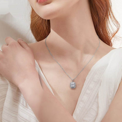 925 Sterling Silver Necklace - Elegant Geometric Design for Modern Style - Buy Center