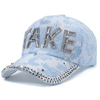 Rhinestone TAKE Women's Baseball Cap - Lightweight & Breathable Summer Style - Buy Center
