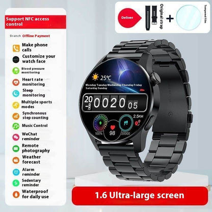 Sports Bracelet Smart Watch for Men - Bluetooth, Waterproof, Touch Screen - Buy Center