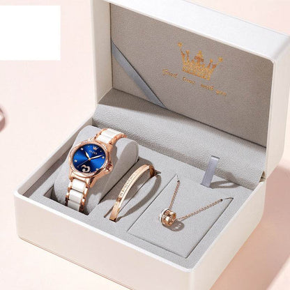 Fashion Automatic Mechanical Ladies Watch - Waterproof & Luminous Design - Buy Center