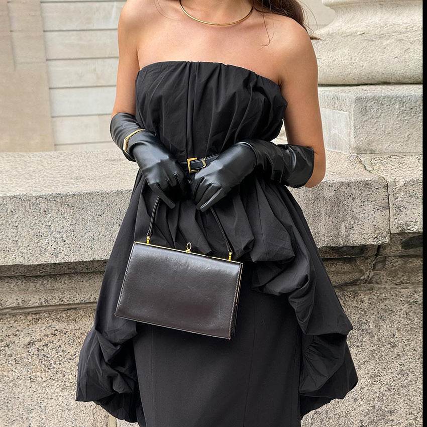 Buycenter Sexy Off-the-Shoulder Tube Top - Irregular Hem Blouse - Buy Center