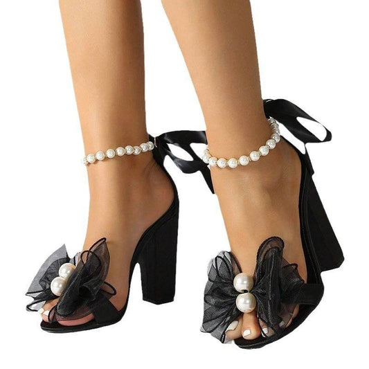 Buycenter Trendy Peep-Toe High-Heeled Sandals - Stylish Women’s Footwear - Buy Center