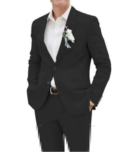 Buycenter Casual Men's Linen Suit - Fashion Slim Fit for All Occasions - Buy Center