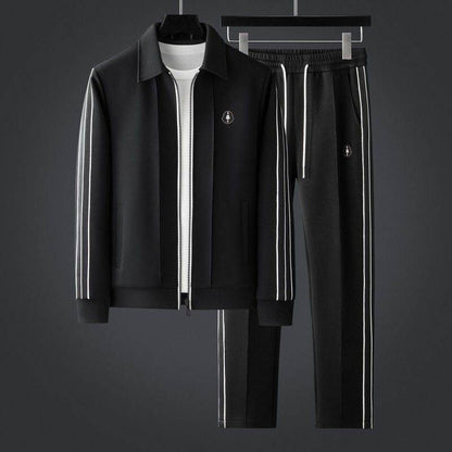 Trendy Sports 3D Cutting Jacket Suit - Cotton Long Sleeve & Pants 2025 - Buy Center