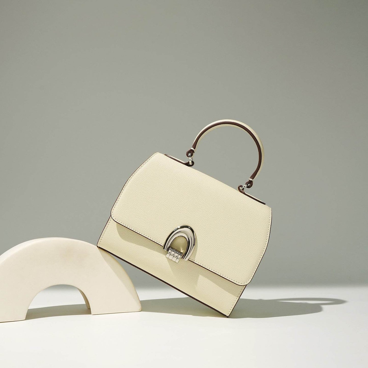 Buycenter Women's Casual Cowhide Handbag - Soft Shell Shape with Pocket - Buy Center